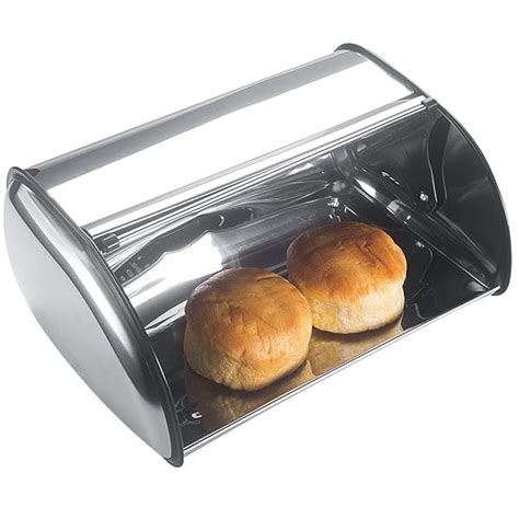 best bread box stainless steel|brushed stainless steel bread bin.